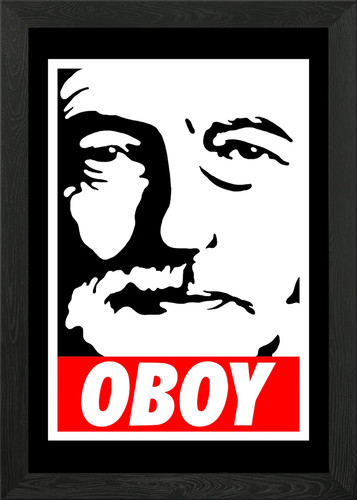 Jeremy corbyn oboy gerahmtes - corbyn,