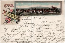 Gruss aus Marktleugast  , Litho  1898