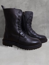 Lawrence Grey New York Leder Boots Herrenstiefel schwarz Größe 43