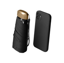 Mini Regenschirm Super Ultra Damen Herren Taschenschirm klein leicht stabil bunt