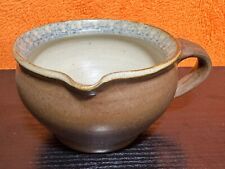 alter Ton-Topf, Steinguttopf, alter Tontopf, Deko Krug, DxH~14x9 cm, braun