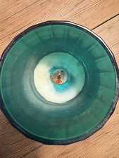 Zwei Gläser Goutal Duftkerze,leer,staubig , Empty,grünes Glas