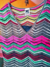 Missoni M. -Kleid ,38 ,Kurzarm, mehrfarbig ,gestreift ,gepflegter, gebr. Zustand