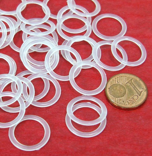 Stück häkelringe flach - 50,