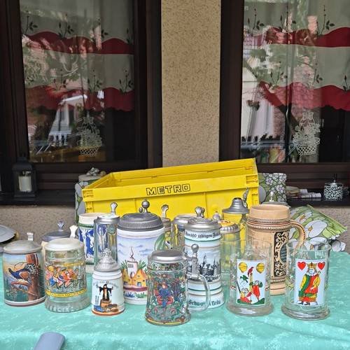 Bierkrug sammlung konvolut mit - bierkrug-sammlung/konvolut,