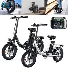 Klappbar E-Bike 16" Elektrofahrrad E bike Moped E-City Bike bis 88 km Reichweite