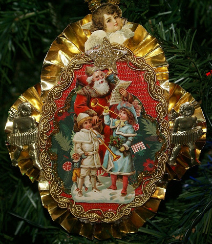 Viktorianischer weihnachtsmann - viktorianischer,