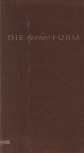 Die neue form wirken leben - wirken,,