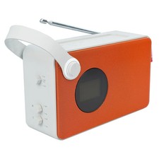 Blaupunkt RX24 Tragbares Radio mit Akku Kompaktradio Ledergriff FM PLL USB SD