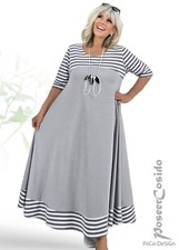 Lagenlook sommer ballon kleid - lagenlook, ballon-kleid