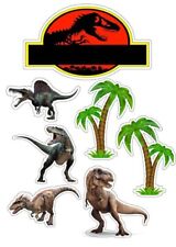 Dinosaur Essbar Rex Dino T-rex Party Tortenaufleger Torte Jurassic Zuckermasse