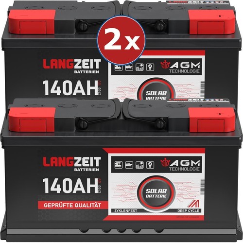 Agm batterie 140ah 12v - 140ah, 24v
