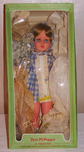 Unbespielte drei puppe mit - m, puppe,
