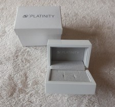 edle Platinity Schmuckschatulle/-box weiß Klavierlack Geschenkverpackung