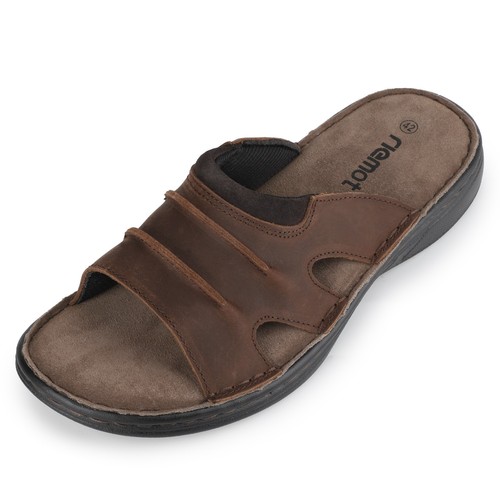 Slide sandalen herren leder - slide,