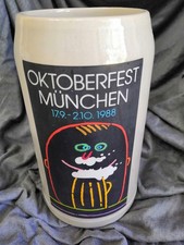 Oktoberfest München 1988 #Rarität# Bierkrug Jahreskrug Oktoberfestkrug / wie Neu