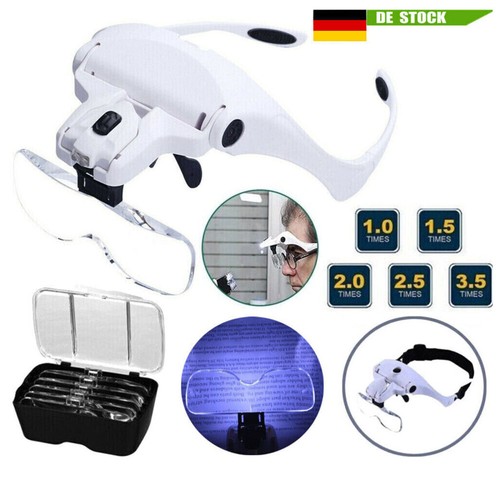 2led kopflupe stirnlupe - 2led,