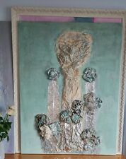 Acrylbild, abstrakte Blumen,modern, dekorativ