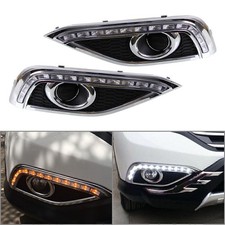 2x Doppelfarbe LED Tagfahrlicht Tagfahrleuchten DRL Für Honda CR-V CRV 2012-2014