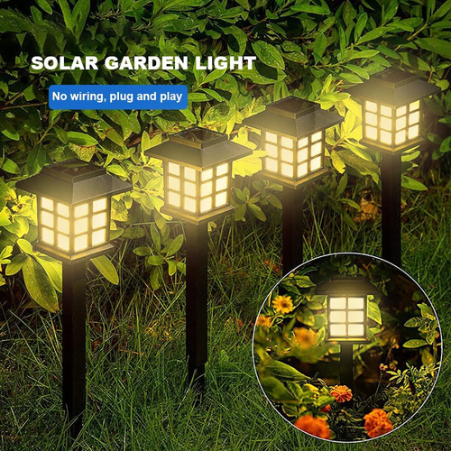 8stk led solarleuchte außen - led,