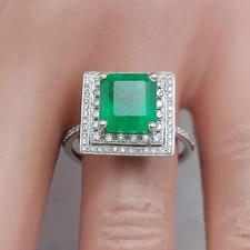 3,50 Kt Grün Smaragd Ring