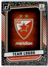 2024-25 Donruss Euroleague No. 2 Crvena Zvezda Roter Stern Belgrade Team Logos