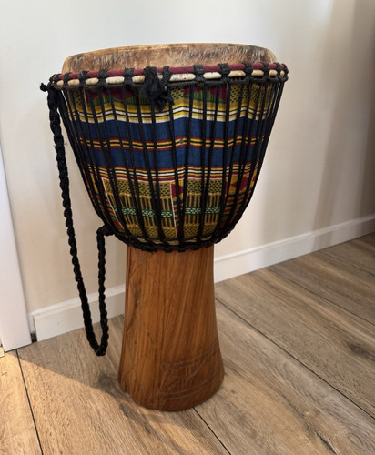 Djembe trommel holz naturfell - djembe,