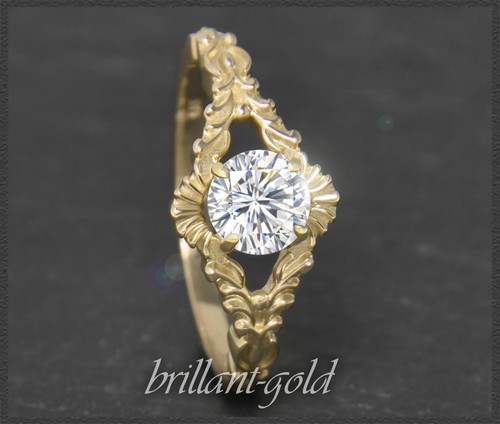 Diamant ring mit - mit, 0,54ct