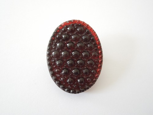 Antik brosche glas böhmisch - glas,