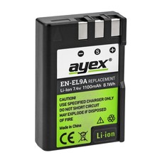 ayex EN-EL9a Akku für Nikon