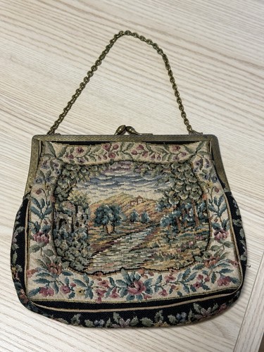 Gobelin vintage handtasche mit - handtasche,