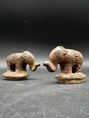 Elefant metall stempel - 2x,