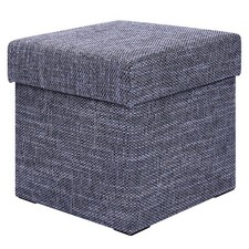 Polsterhocker - grau -