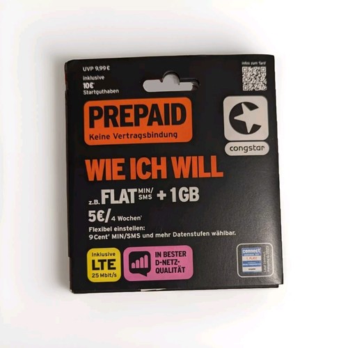 Congstar prepaid wie ich will - prepaid,