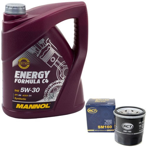 Motoröl set 5w30 liter - 5, +