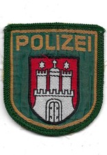 Polizei 1980er Abzeichen HAMBURG Patch Polizeiabzeichen Hansestadt Davidwache #c