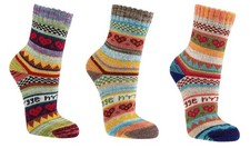 3 PAAR DAMEN WOLLSOCKEN 90%