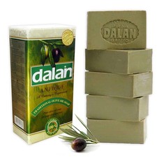DALAN 5 x 180g Natur 100% Olivenöl Seife Handgefertigt