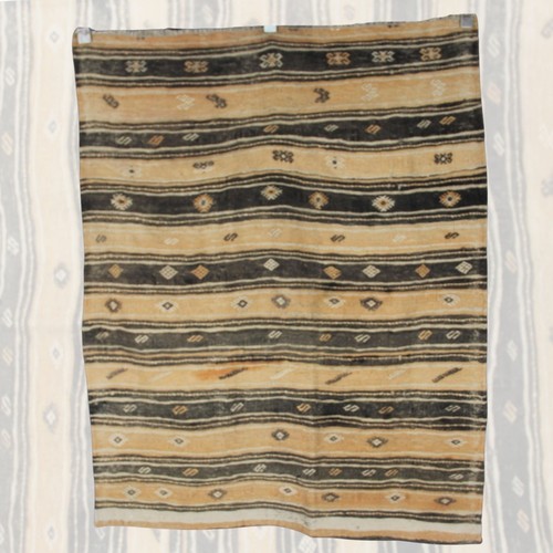 Vintage handgefertigter kelim - vintage,