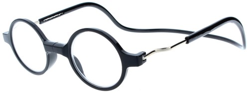 Schwarze lesebrille roundmag - schwarze,