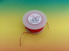 1 x MUNDORF Luftspule / air coil 0,33 mh L100 audio crossover