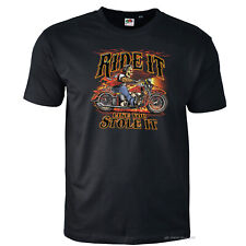 T-Shirt Biker Motorrad Party Funshirt Motto Rocker Bikeweek USA Skull *4313