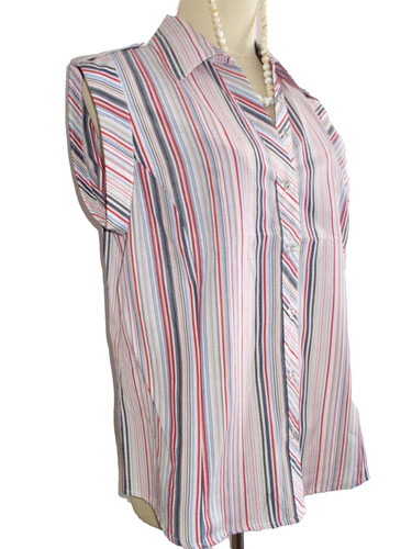Damen bluse ohne arm weiss - ohne, in