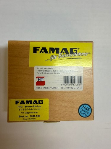 Famag bitbohrersatz mm - famag, 3-10