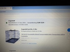 TRESKO® Hundekäfig Metall Transportkäfig Auto Transportbox faltbar Drahtkäfig 