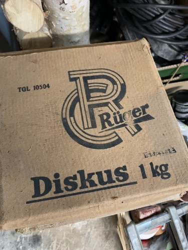 Diskus scheibe vintage ddr 1kg - diskus,