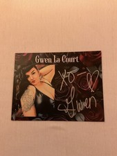 Gwen Lacourt  Autogrammkarte , Venus 2025 , Erotik Porno