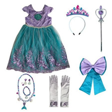 Kostüm Kinderkostüm Prinzessin, Meerjungfrau, Kleid, 120