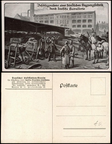 Ansichtskarte beschlagnahme - ,