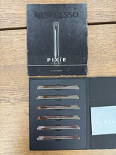 Nespresso Pixie 6 Edelstahl Rührstäbchen Löffel Espresso Lungo 5" Set